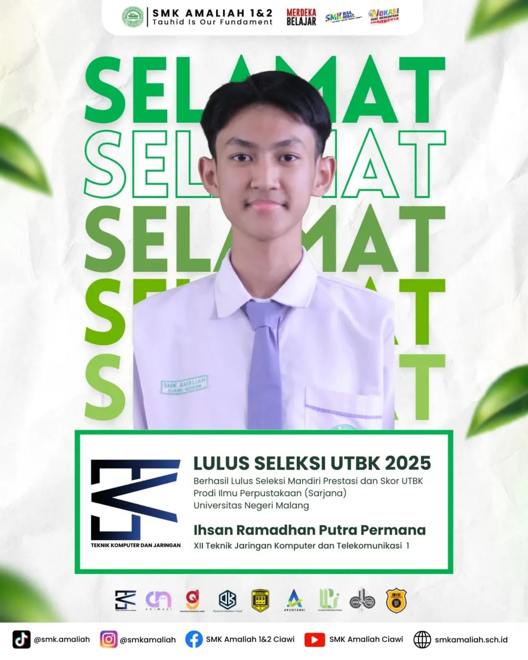 LULUS Seleksi UTBK 2025