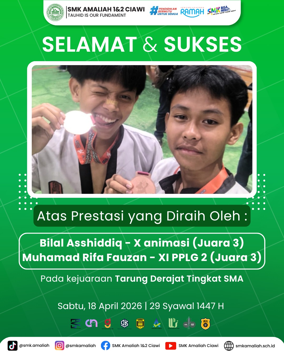 Arena Tarung Derajat Tingkat SMA/Sederajat