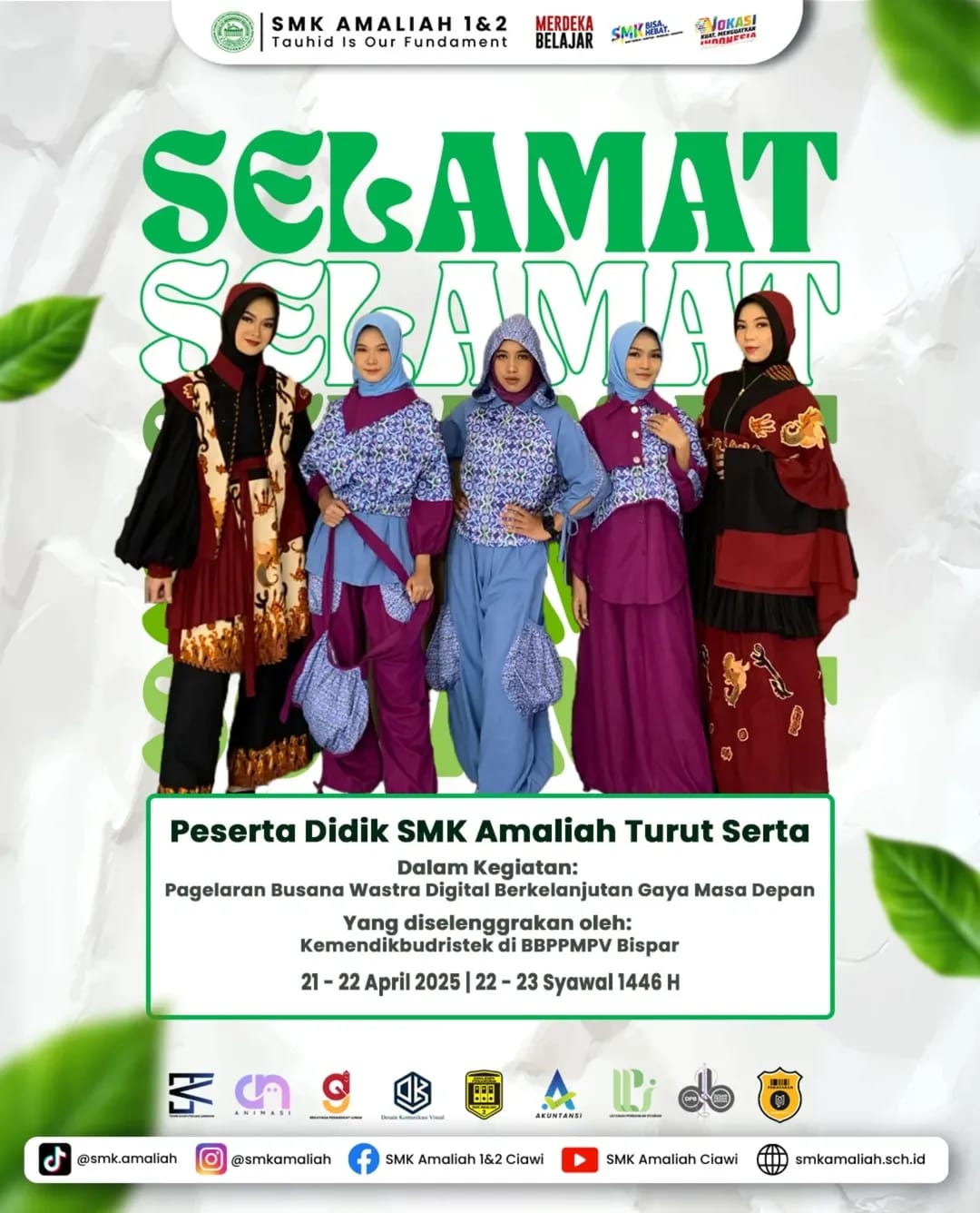 Pagelaran Busana Wastra Digital Berkelanjutan Gaya Masa Depan