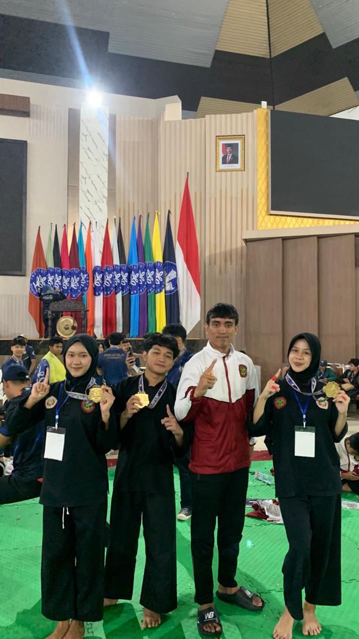 Tim Pencak Silat SMK Amaliah 1 & 2 Ciawi Raih Medali Emas pada National Event Pencak Silat IPB Championship