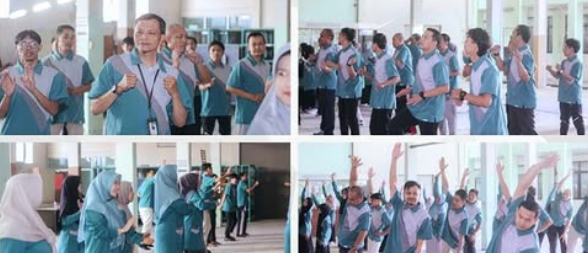 Senam Sehat Bersama Tenaga Pendidikan dan Kependidikan SMK AMALIAH 1 & 2