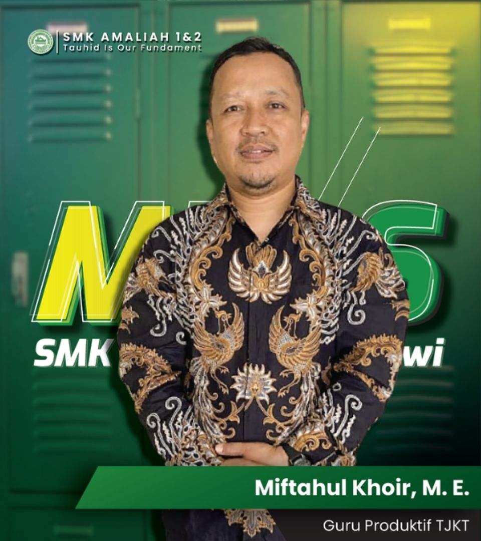 Foto Miftahul Khoir, M.E.